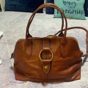 AUTHENTIC FRYE LEATHER CROSSBODY AND HANDLE BAG
